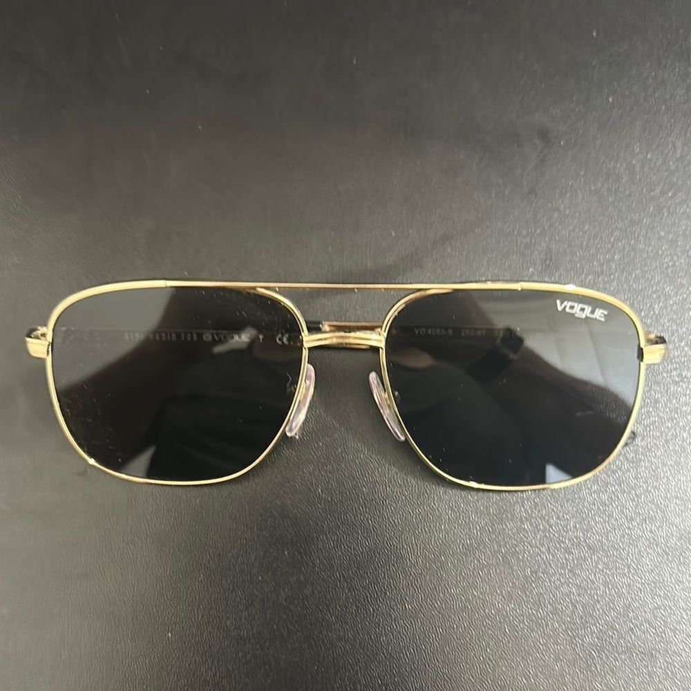 Vogue Black and Gold Aviator Sunglasses - Gigi Hadid Collab Vogue